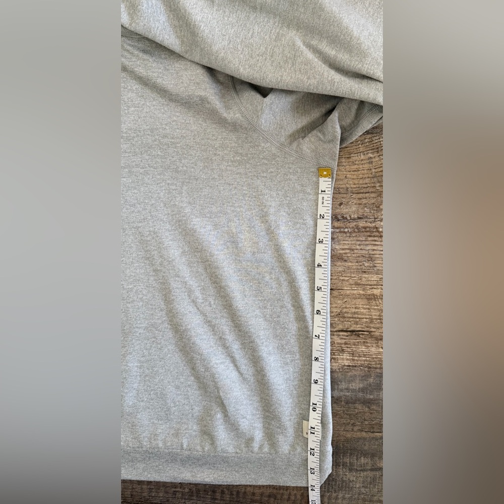Vuori Women’s XL Halo Hoodie Pullover Heather Light Gray Stretch - Picture 7 of 12